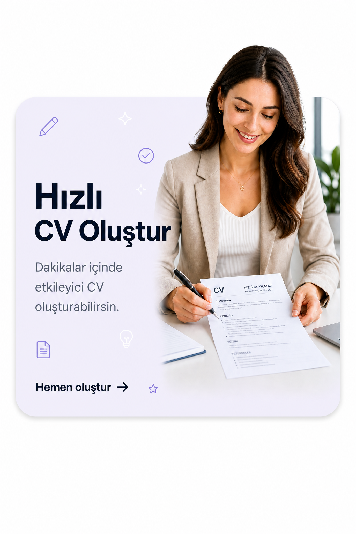 Hızlı CV Oluştur